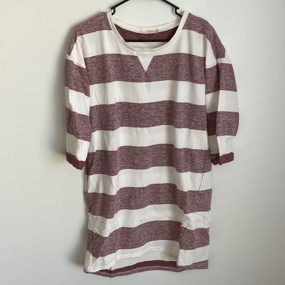 3/4 Sleeve Long Sweater